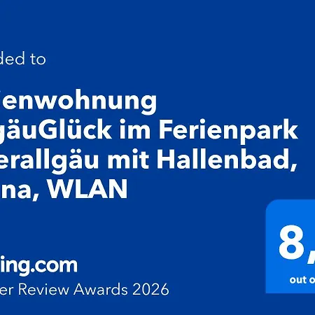 Allgaeuglueck Im Oberallgaeu Mit Hallenbad, Sauna, Wlan Lejlighed *